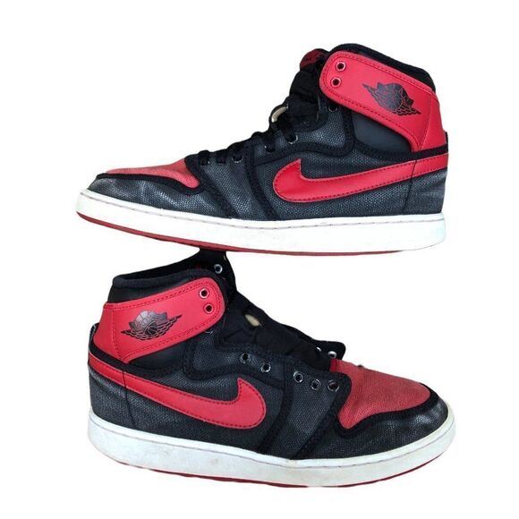 AGED 2015 Nike Air Jordan 1 Retro KO Bred Size 8 - Picture 1 of 16